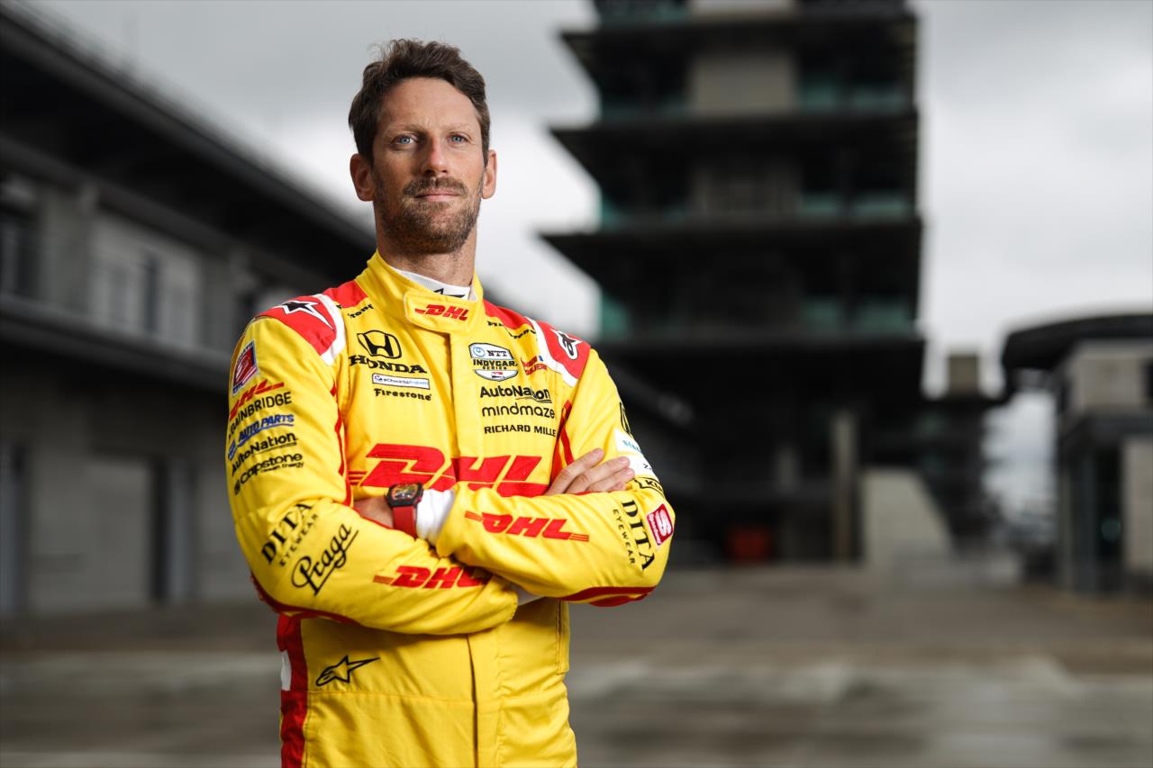 Romain Grosjean - Indianapolis 500 Open Test - By: Chris Owens -- Photo by: Chris Owens